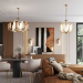 Подвесная люстра Odeon Light Lion Modern 5467/60L