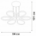 Подвесная люстра Vitaluce V04610-13/6S