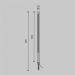 Ландшафтный светодиодный светильник Maytoni Pole O440FL-L12GF3K