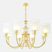 Подвесная люстра Crystal Lux ELENA SP8 GOLD