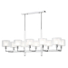 Подвесная люстра Crystal Lux Maestro SP-PL10 L1100 Chrome