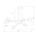 Подвесная люстра TK Lighting 3340 Libra