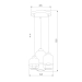 Подвесная люстра TK Lighting 3357 Marco Silver