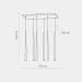 Подвесная люстра TK Lighting 6420 Piano Gold