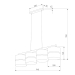 Подвесная люстра TK Lighting 6576 Linobianco