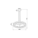 Подвесная люстра Vele Luce Baldassare VL4143L16