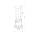 Подвесной светильник TK Lighting 11043 Sophia Cognac a071826