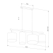 Подвесной светильник TK Lighting 4106 Deva White