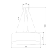 Подвесной светильник TK Lighting 4247 Rondo Black