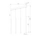 Подвесной светильник TK Lighting 6426 Piano White