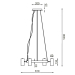 Подвесной светильник Vele Luce Acquario VL10135P04