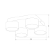 Потолочная люстра TK Lighting 3401 Space Black