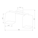 Потолочная люстра TK Lighting 4162 Tora White