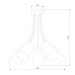 Потолочная люстра TK Lighting 828 Wire Gold