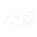 Потолочный светильник TK Lighting 6141 Space Black Gold