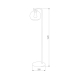 Торшер TK Lighting 5051 Cubus Graphite