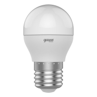 Лампа светодиодная Gauss E27 7,5W 4100К матовая 1053228