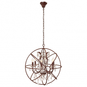 Подвесная люстра Loft IT Foucaults Orb Crystal Loft1897/6