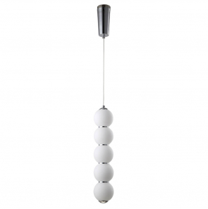 Подвесной светодиодный светильник Crystal Lux Desi SP5 Chrome/White